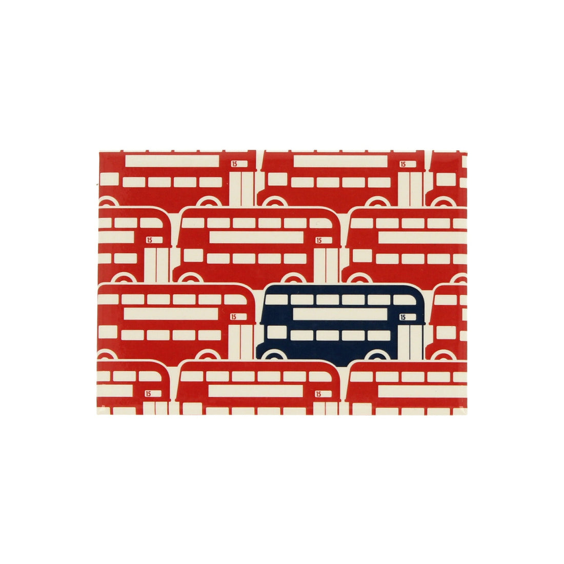 Red Bus Magnet