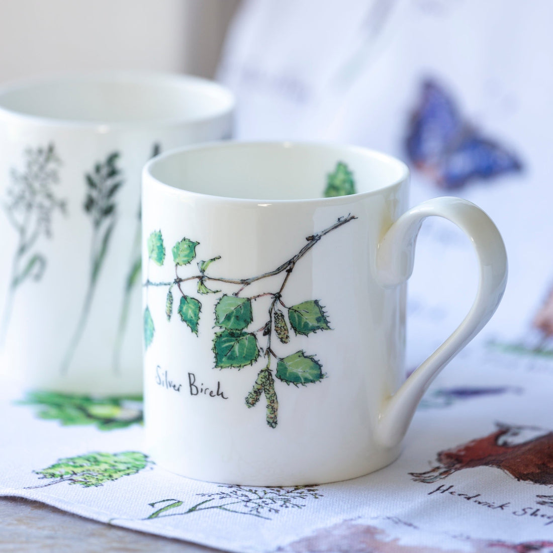 Out In The Fields Silver Birch Mug