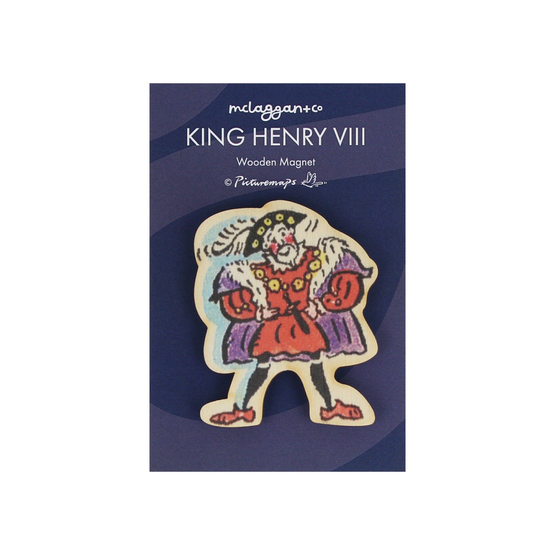 Henry VIII Wooden Magnet