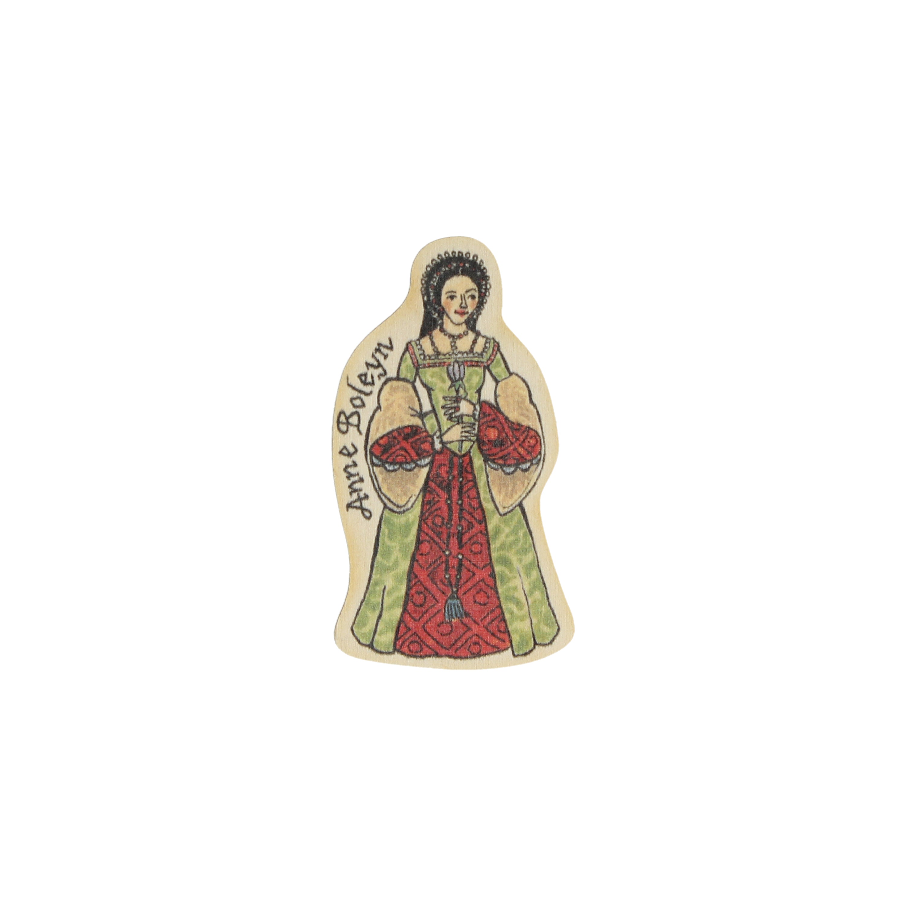 Anne Boleyn Wooden Magnet