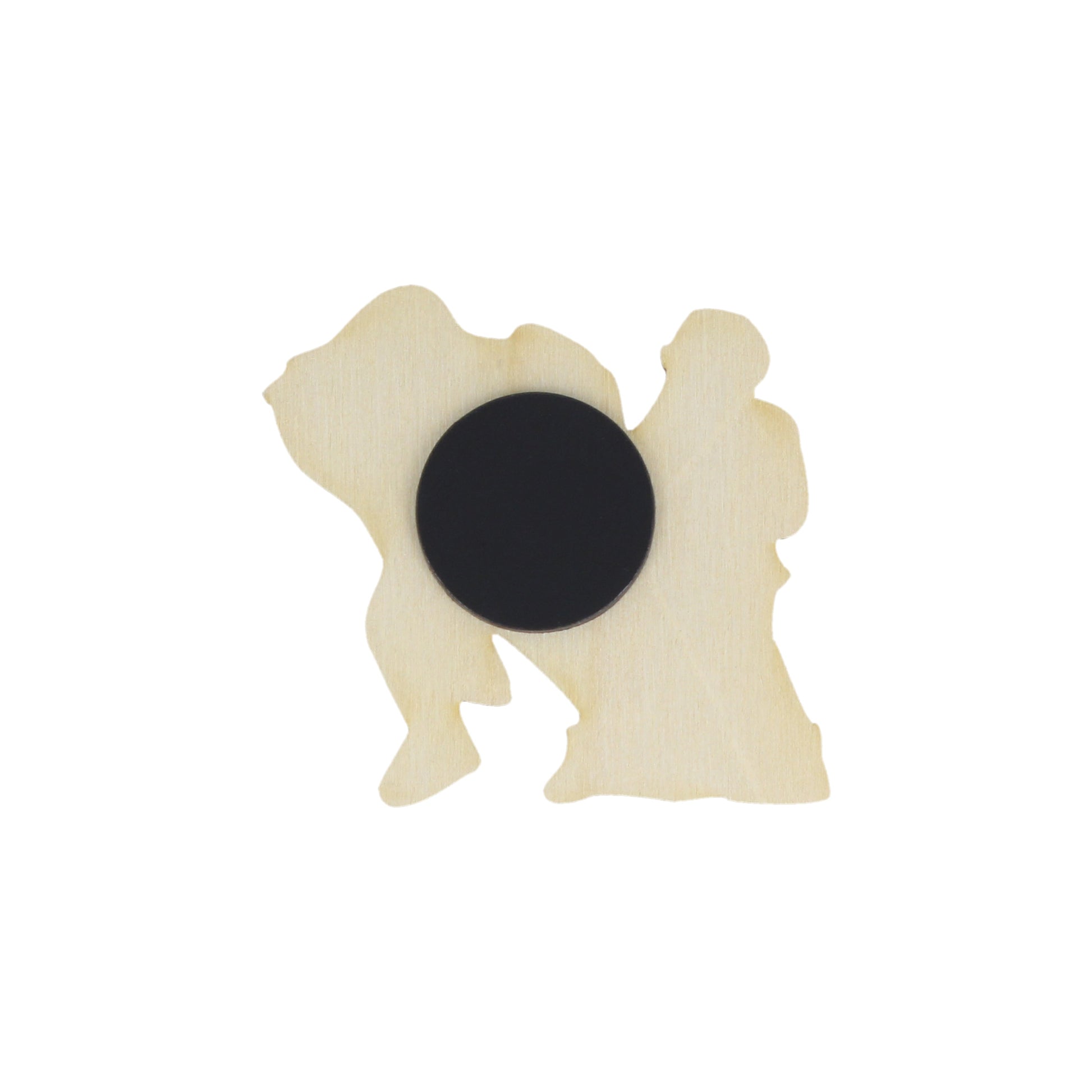 Bram Stoker Wooden Magnet