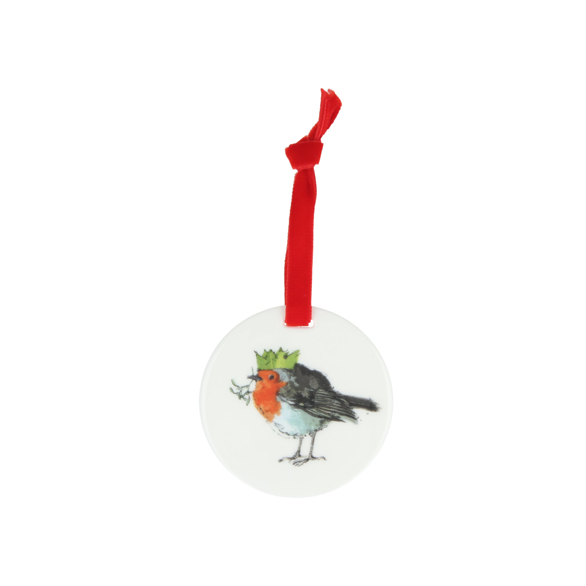 Christmas Robin Flat Decoration