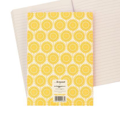 Sunflower A5 Softcover Notebook