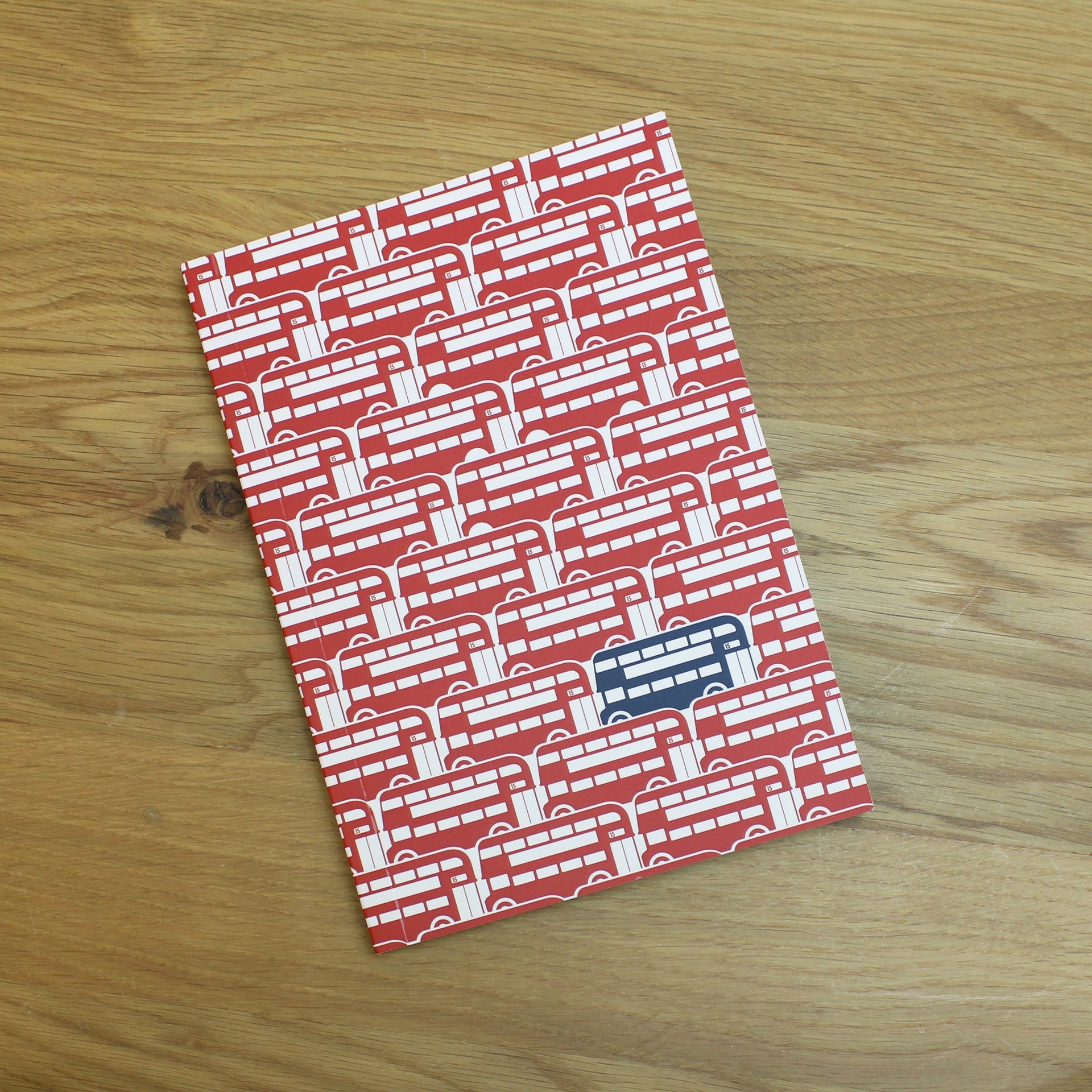 Red Bus A5 Softcover Notebook