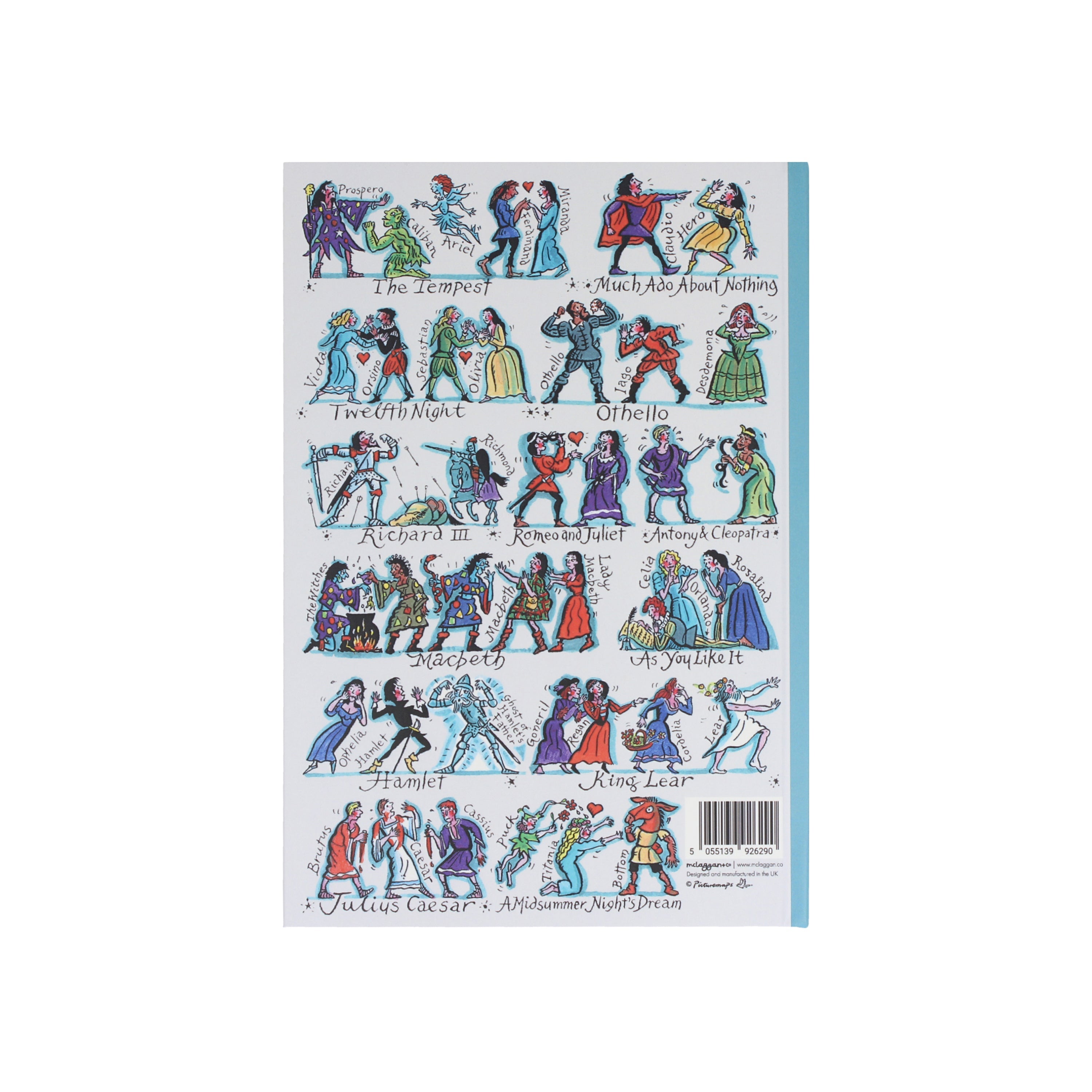 Shakespeare A5 Hardback Notebook