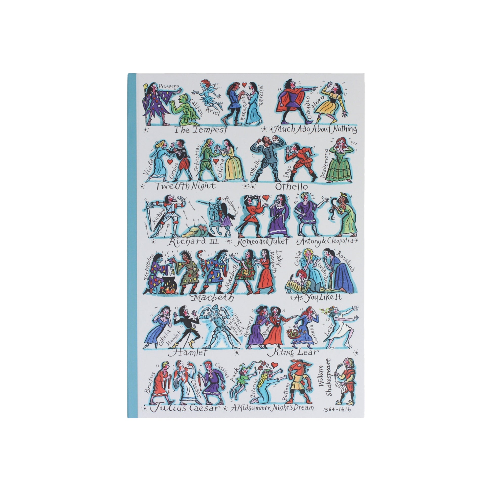 Shakespeare A5 Hardback Notebook