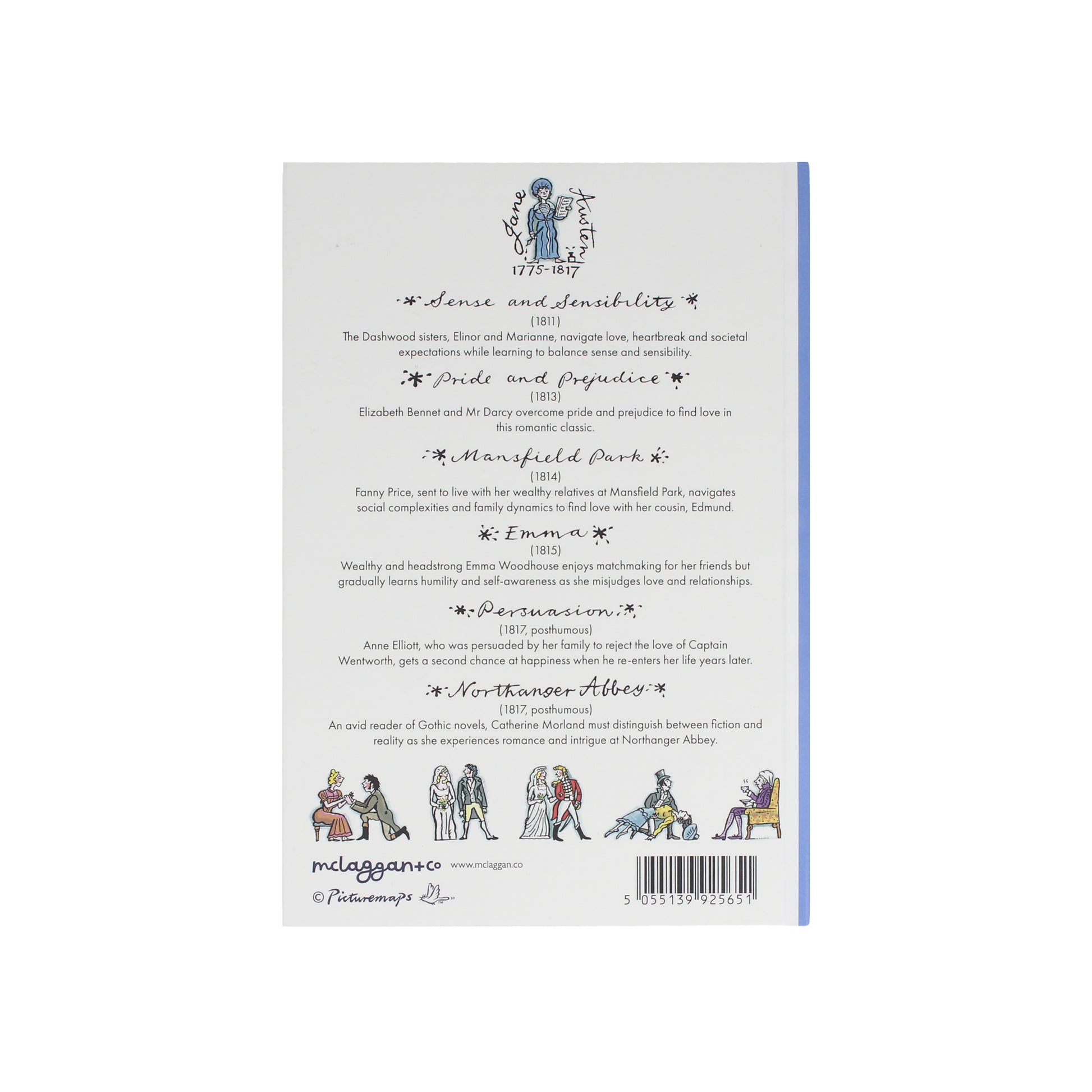 Jane Austen A5 Hardback Notebook