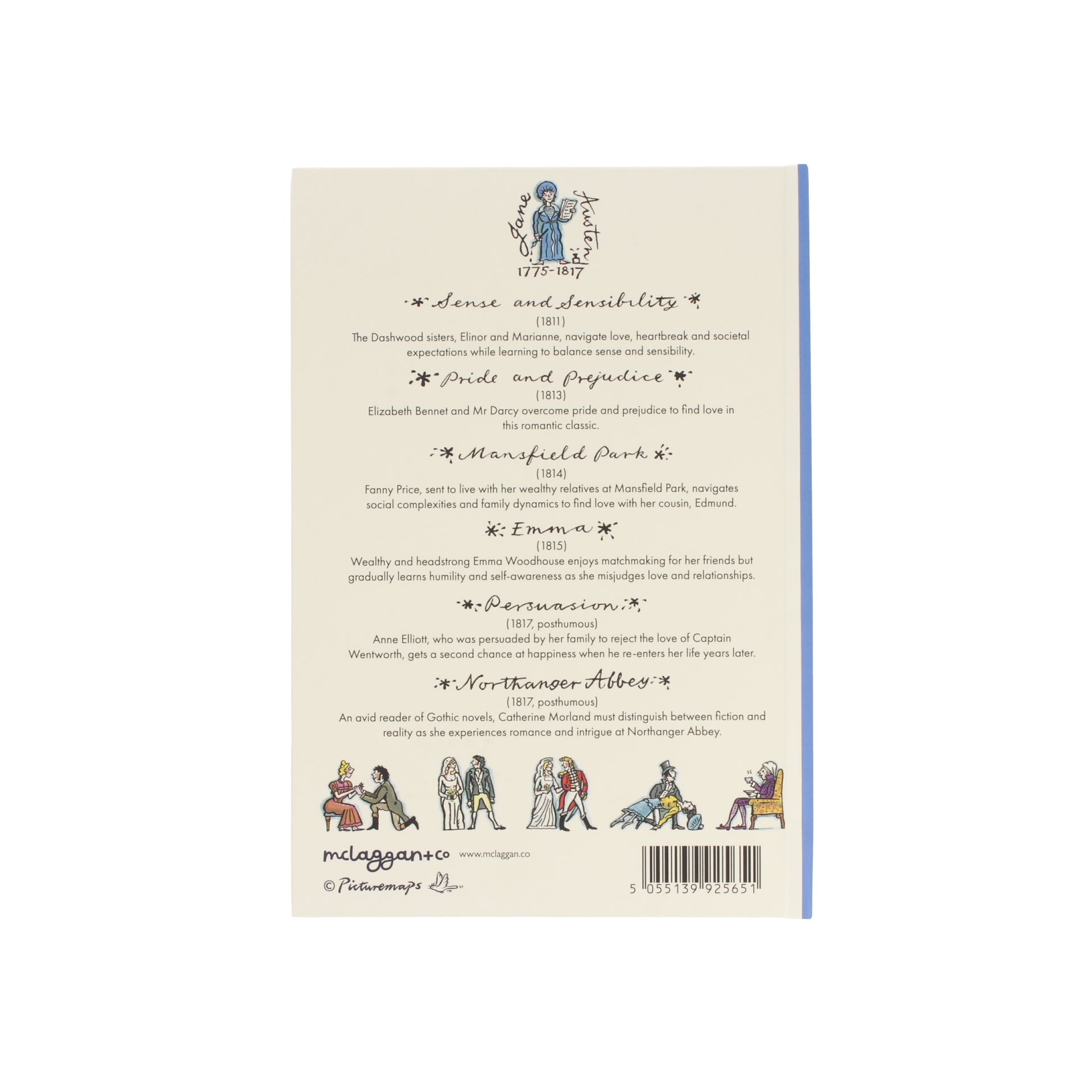 Jane Austen A5 Hardback Notebook