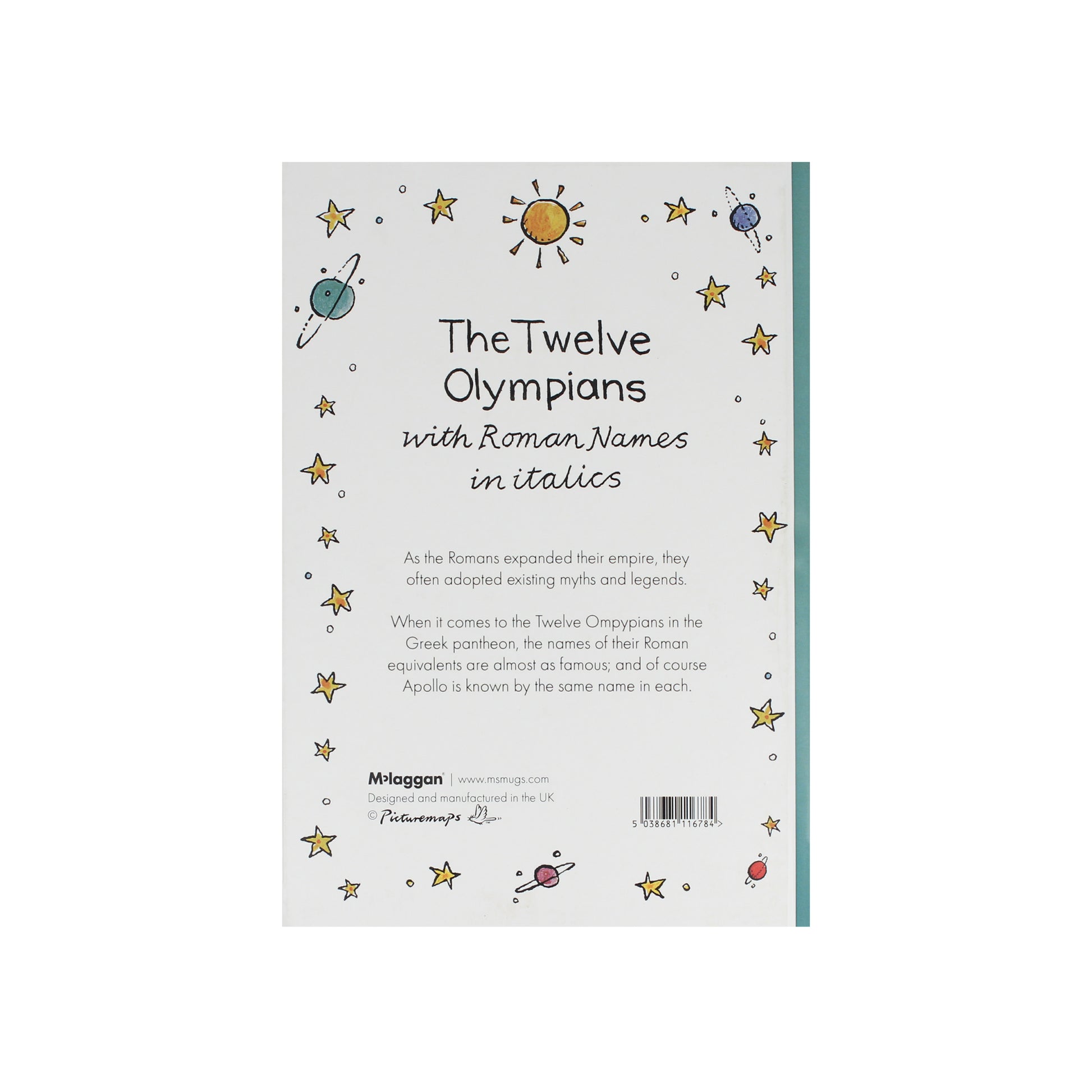 Greek Gods & Goddesses A5 Hardback Notebook