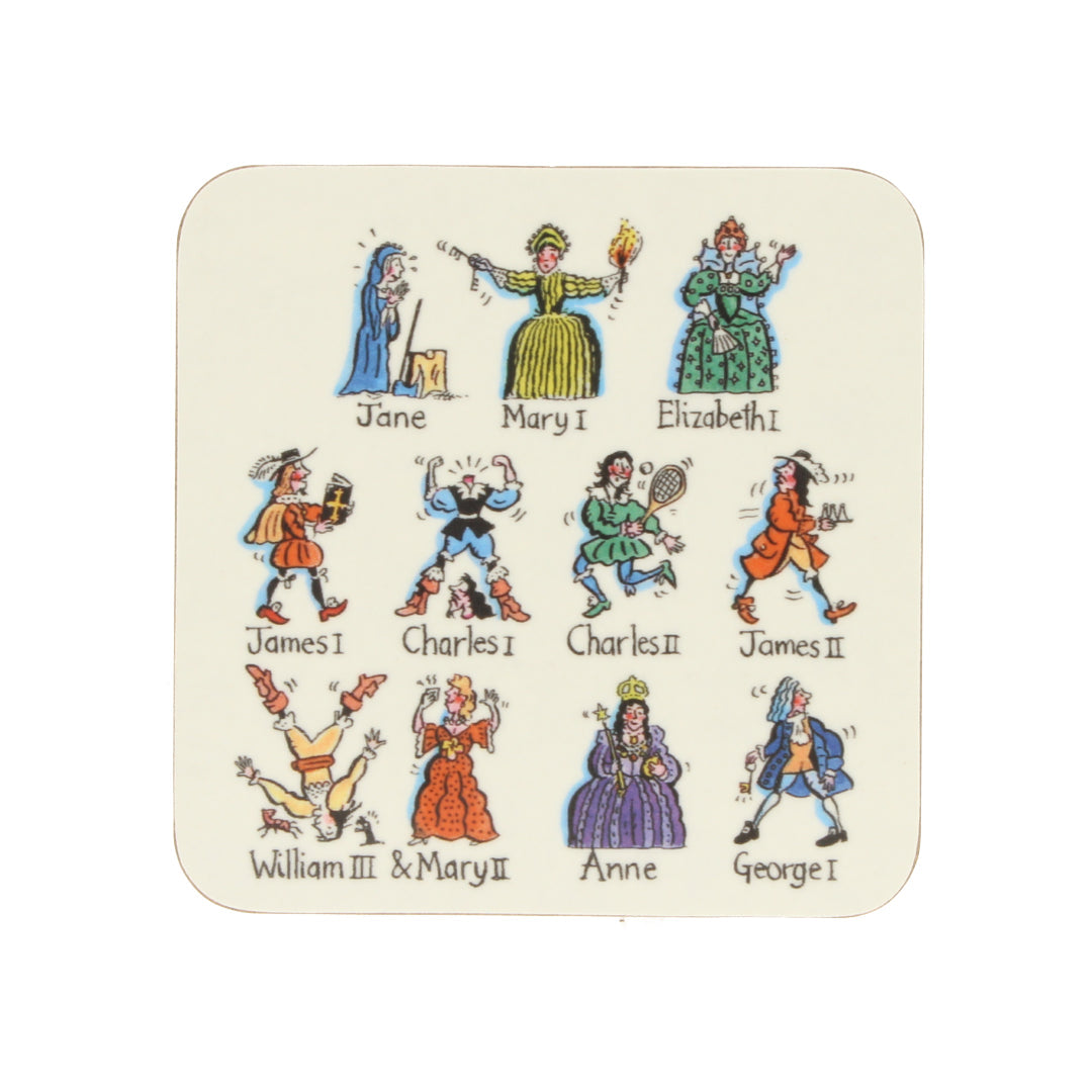 Kings & Queens of England Coasters (Set of 4)