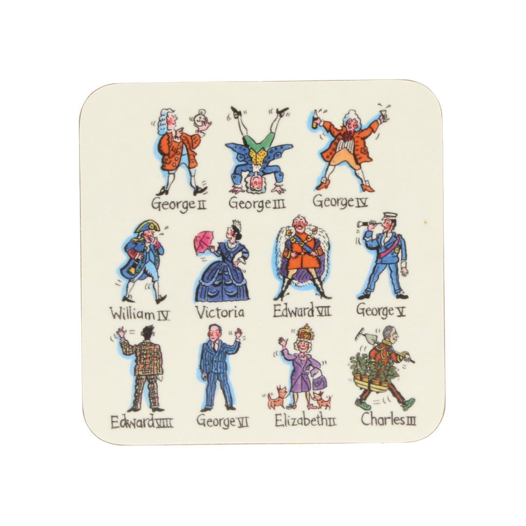 Kings & Queens of England Coasters (Set of 4)
