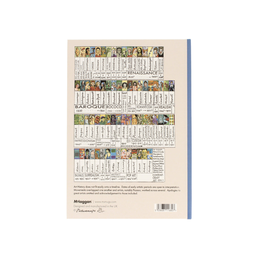 Art Chart A5 Hardback Notebook