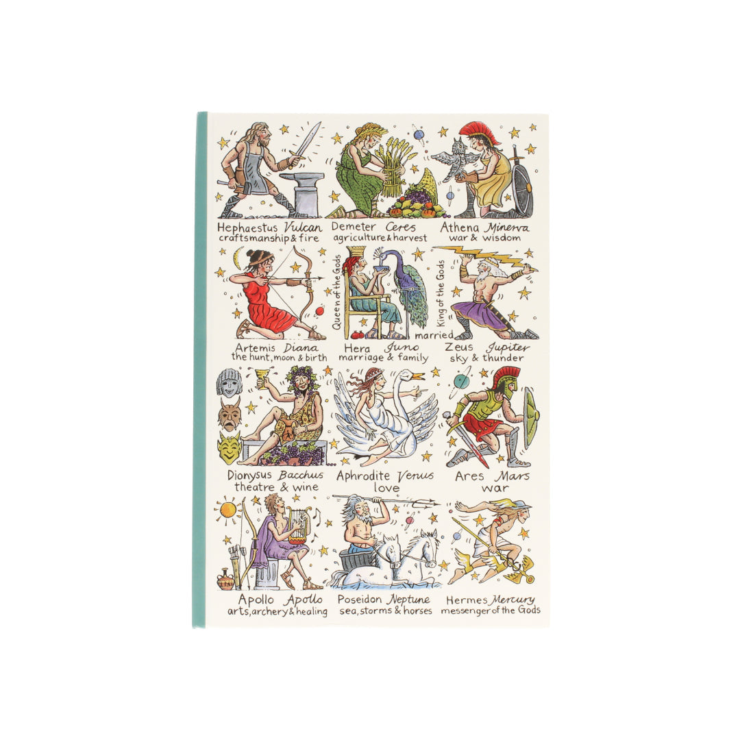 Greek Gods & Goddesses A5 Hardback Notebook