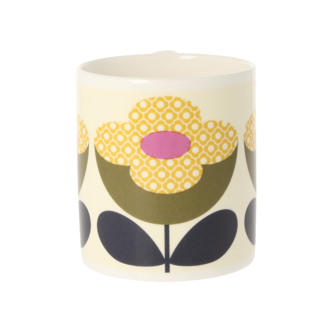 Buttercup Stem Olive &amp; Yellow Mug