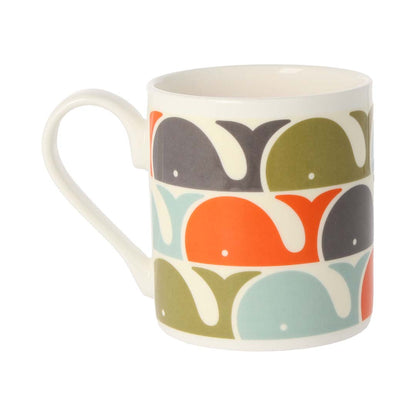 Whale Orange Mug