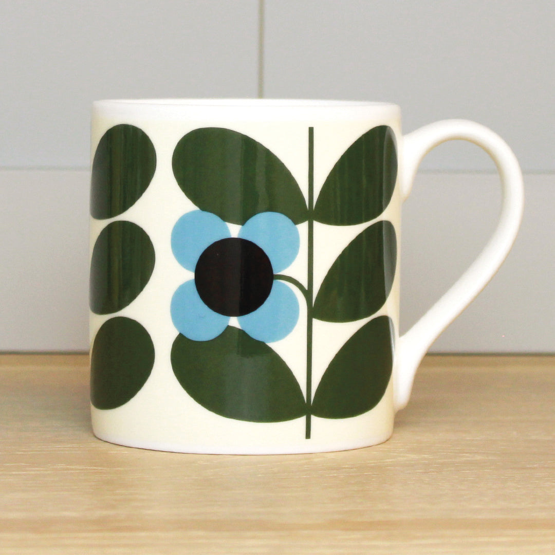 Stem Bloom Turquoise Mug