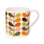 Multi Stem Auburn & Orange Mug