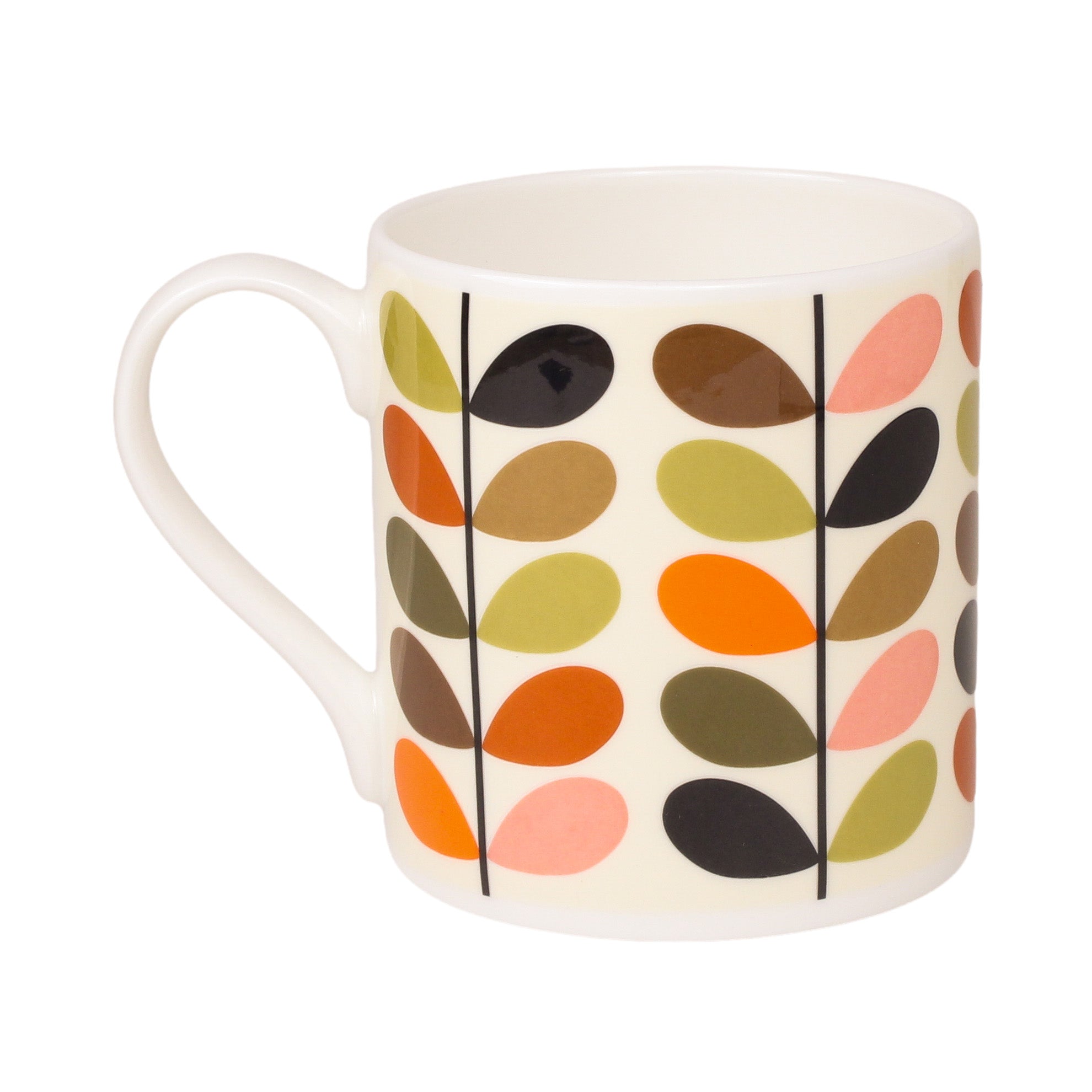 Multi Stem Auburn & Orange Mug