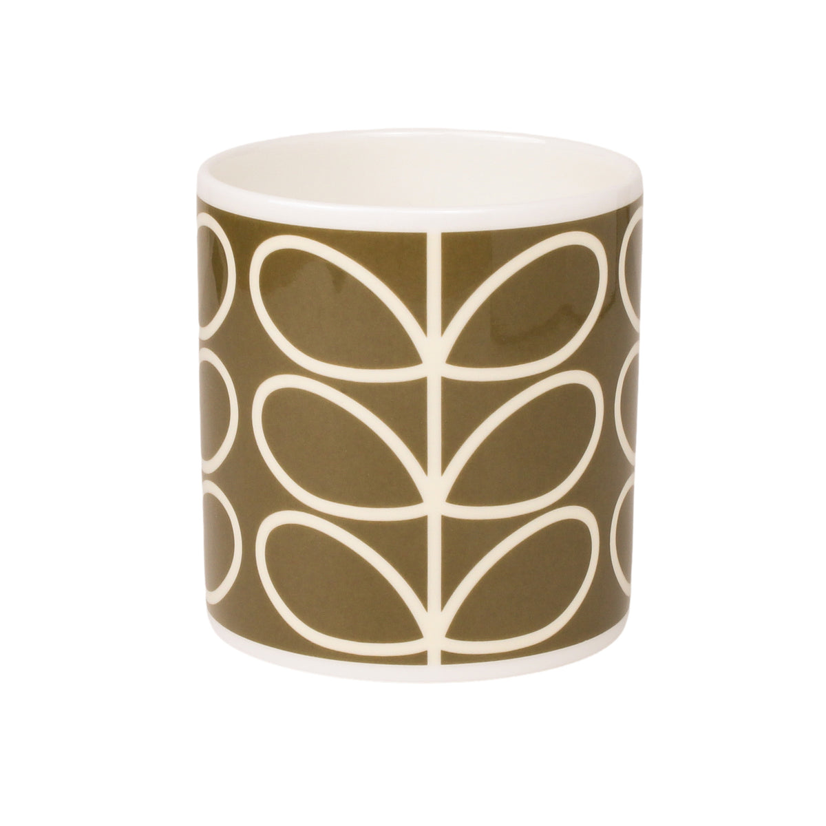 Linear Stem Dark Olive Mug