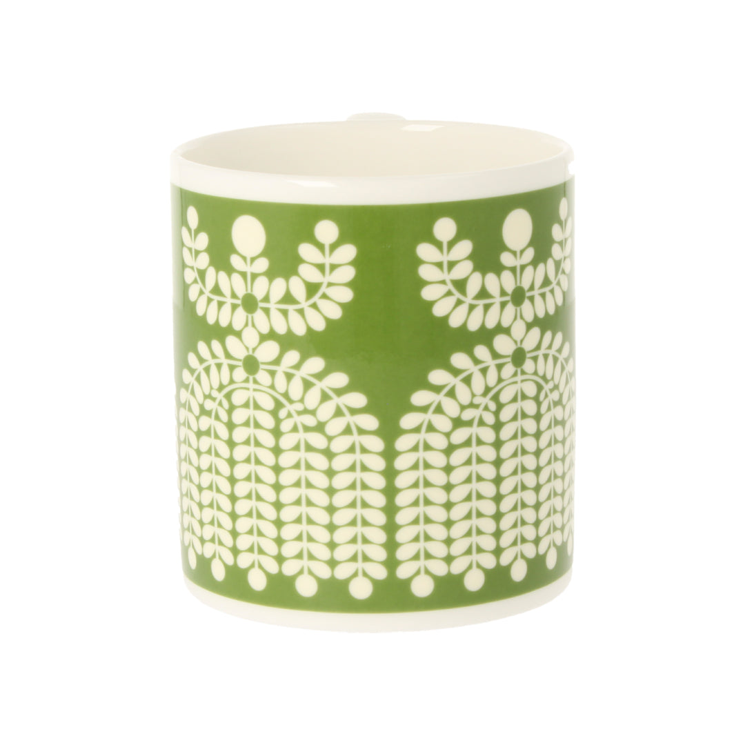 Folk Girl Green Mug