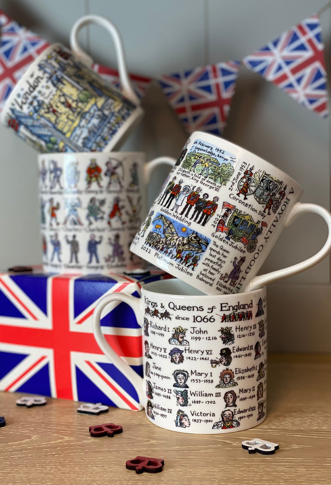 Kings &amp; Queens of England with Dates Mug