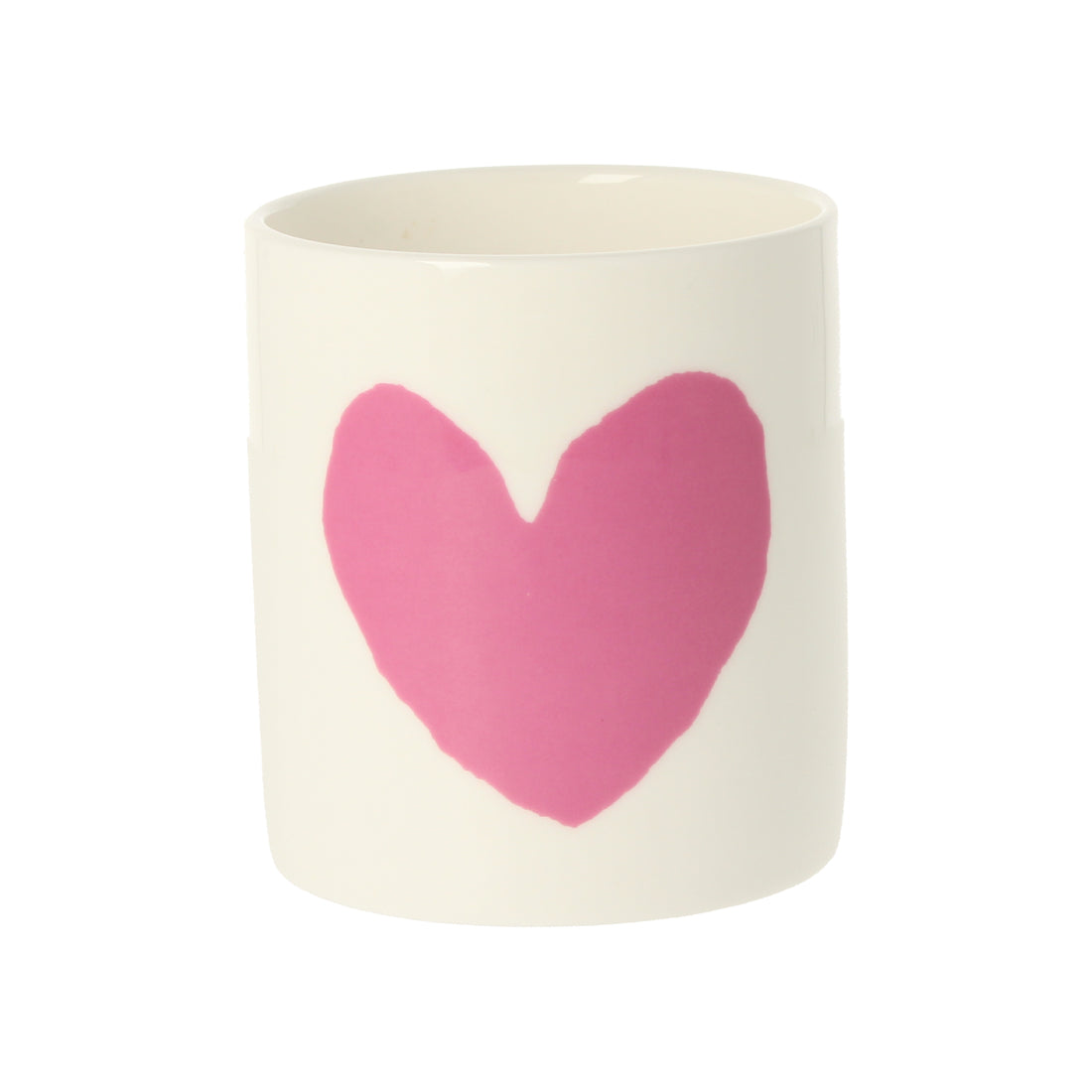 Big Heart Pink Ceramic Pot