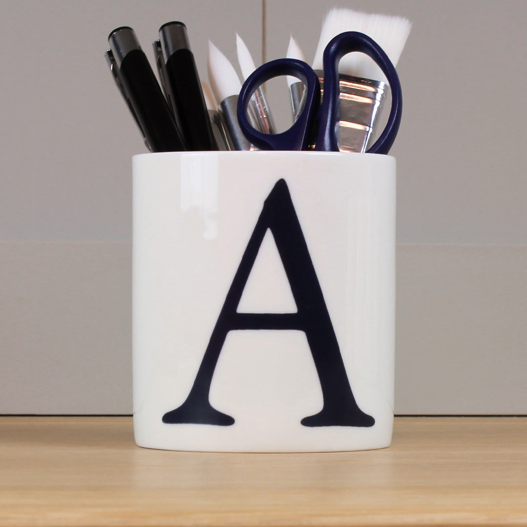 Initial Letter Pen Pot