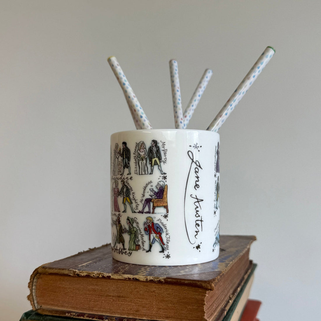 Jane Austen Pen Pot