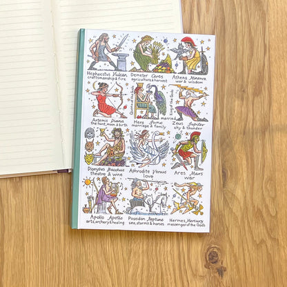 Greek Gods &amp; Goddesses Notebook