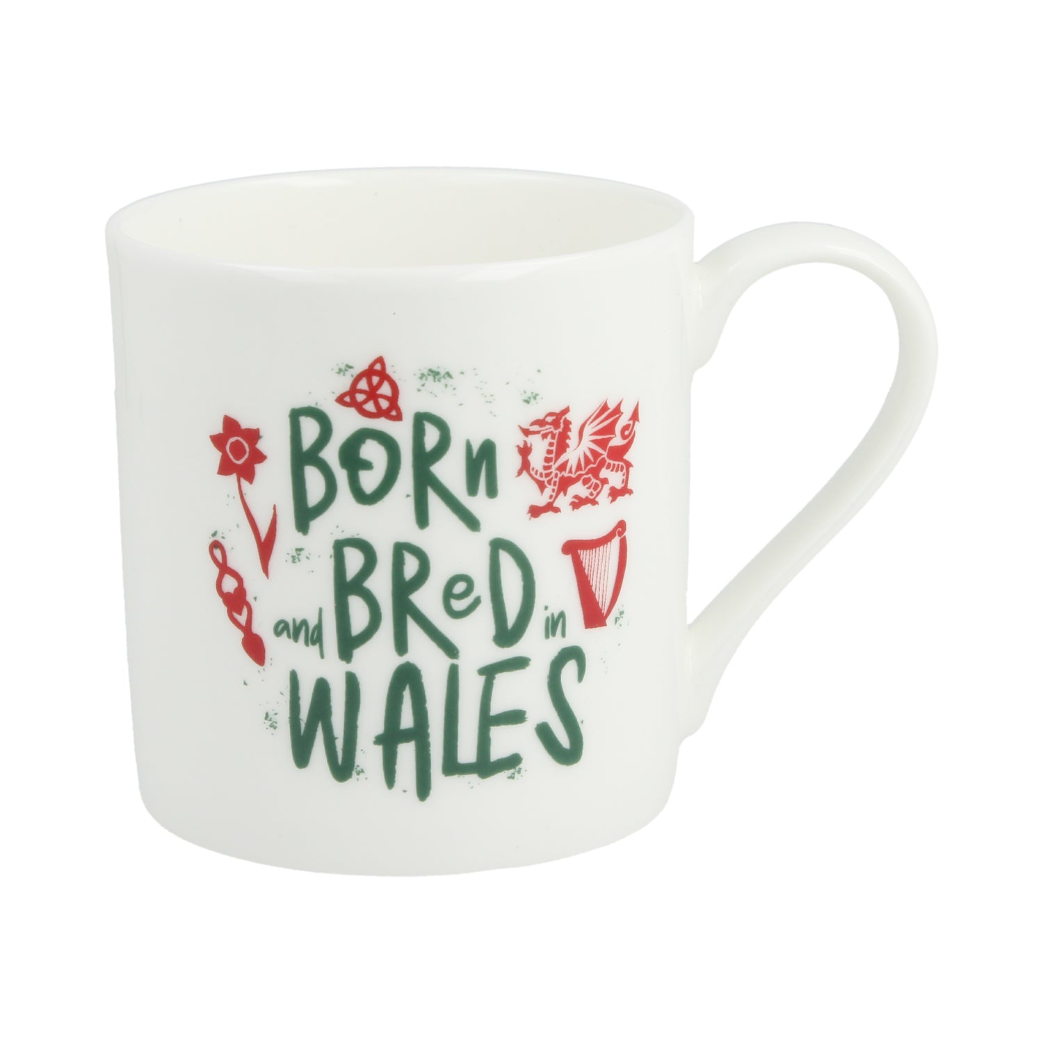 Born &amp; Bred In Wales Mug