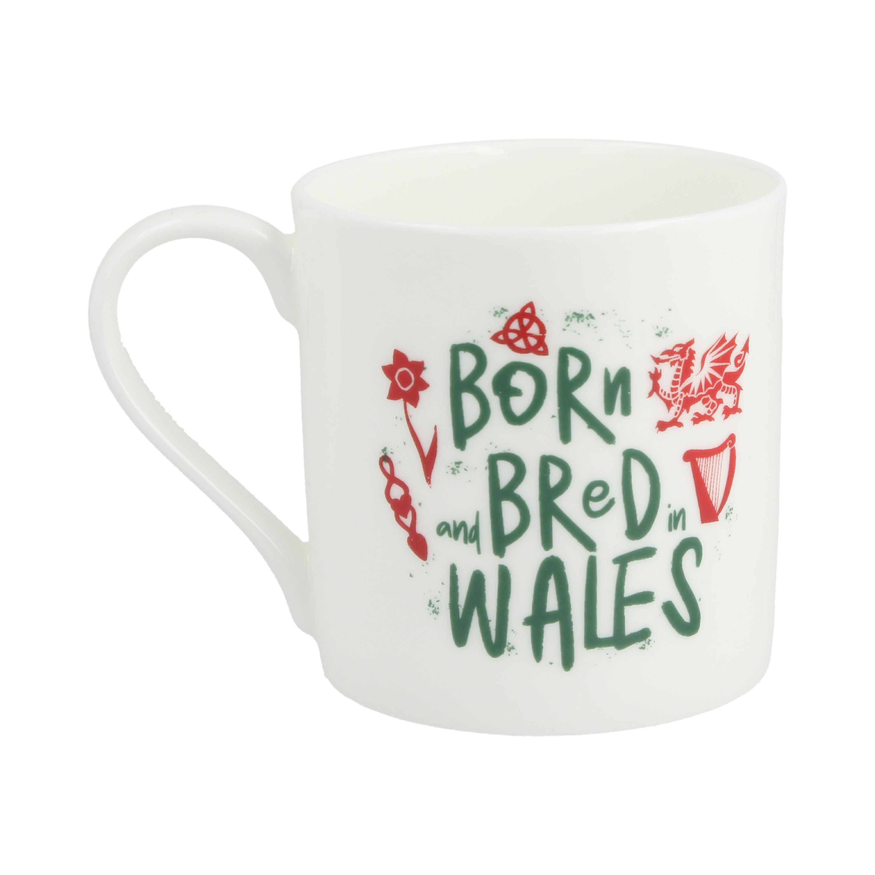 Born &amp; Bred In Wales Mug