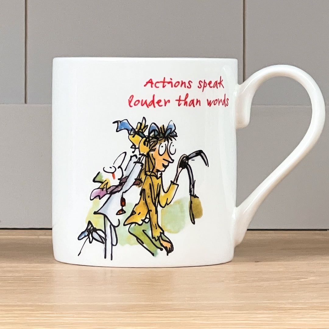 Actions Speak Louder Than Words Mug