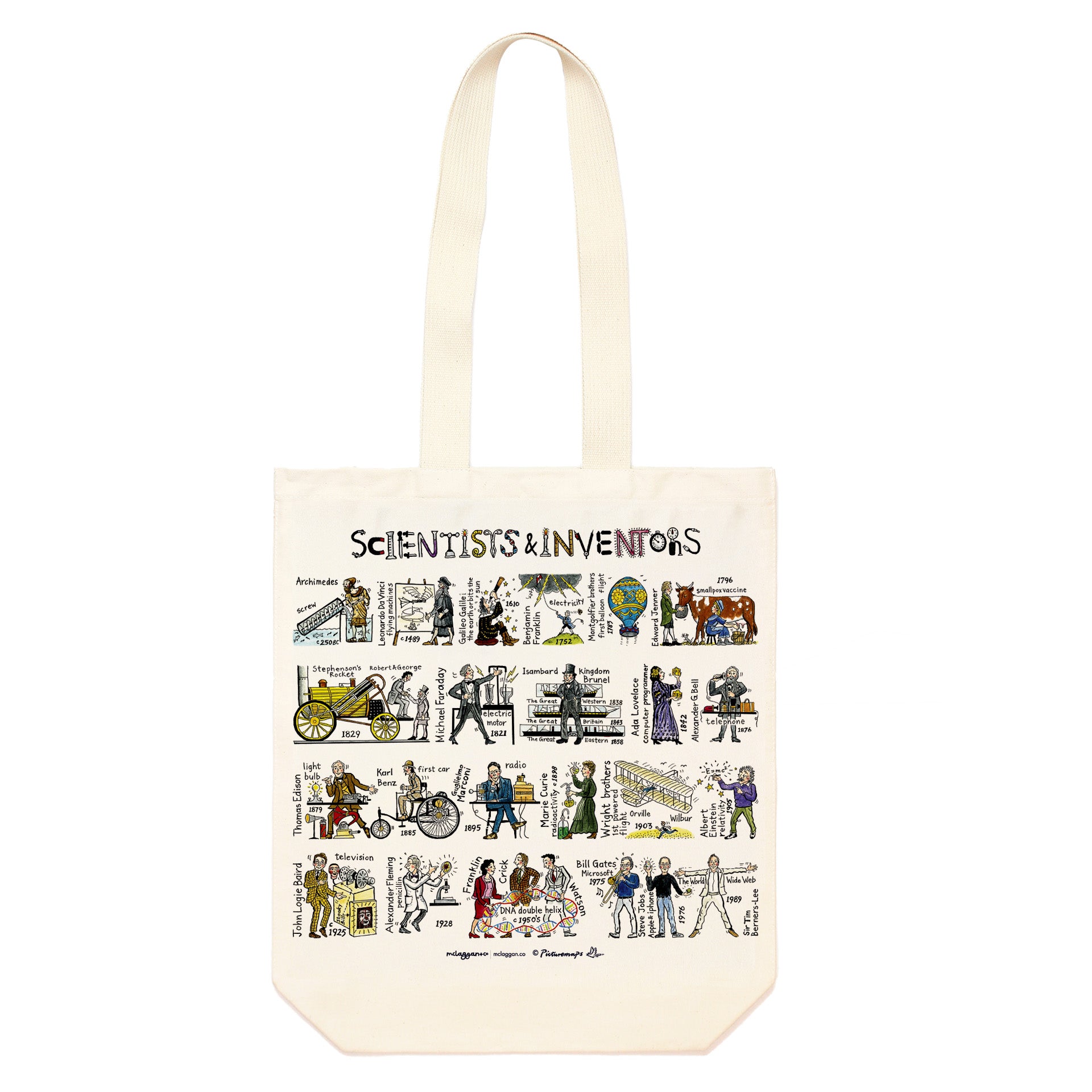 Scientists & Inventors Tote Bag