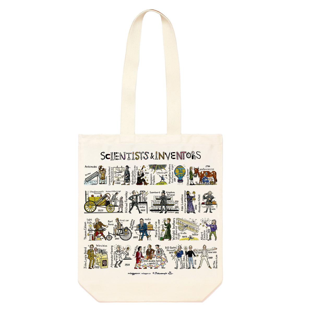 Scientists & Inventors Tote Bag