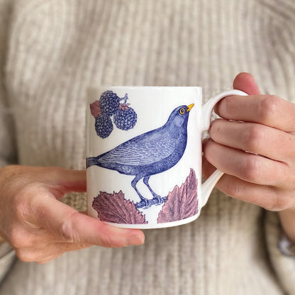 Blackbird &amp; Bramble Mug