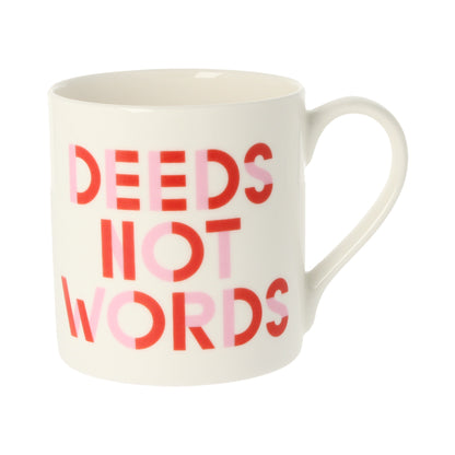 Deeds Not Words Mug
