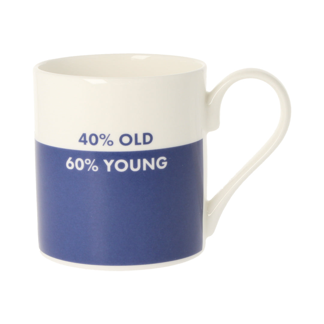 40% Old 60% Young Mug