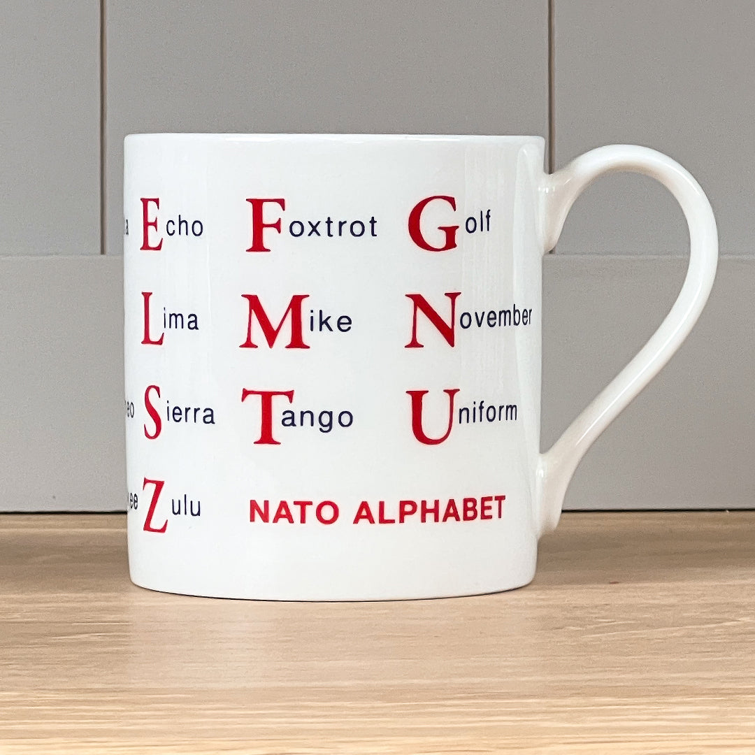 NATO Alphabet Mug