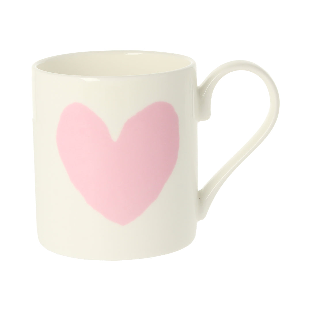 Big Heart Light Pink Mug