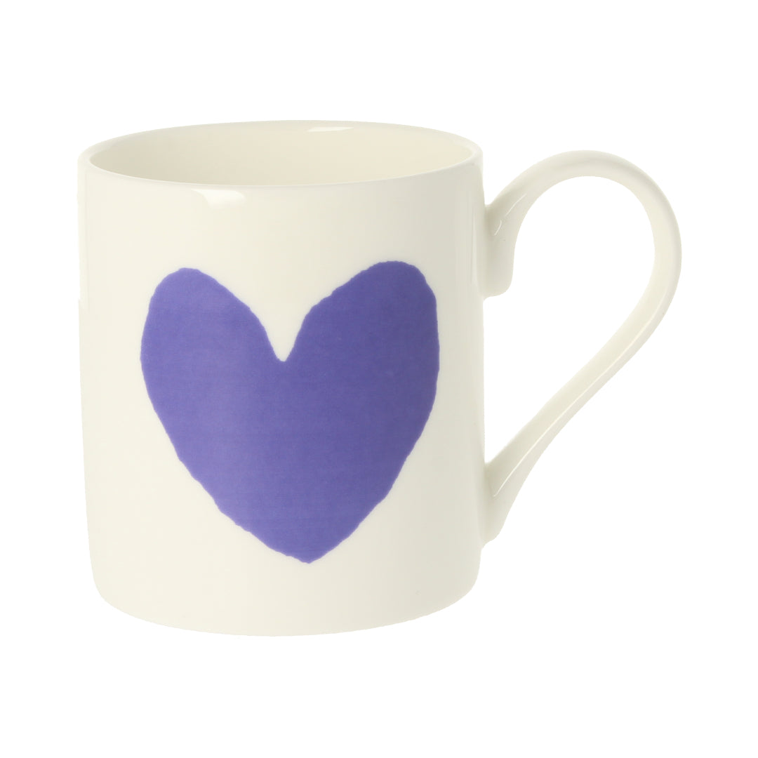 Big Heart Violet Mug