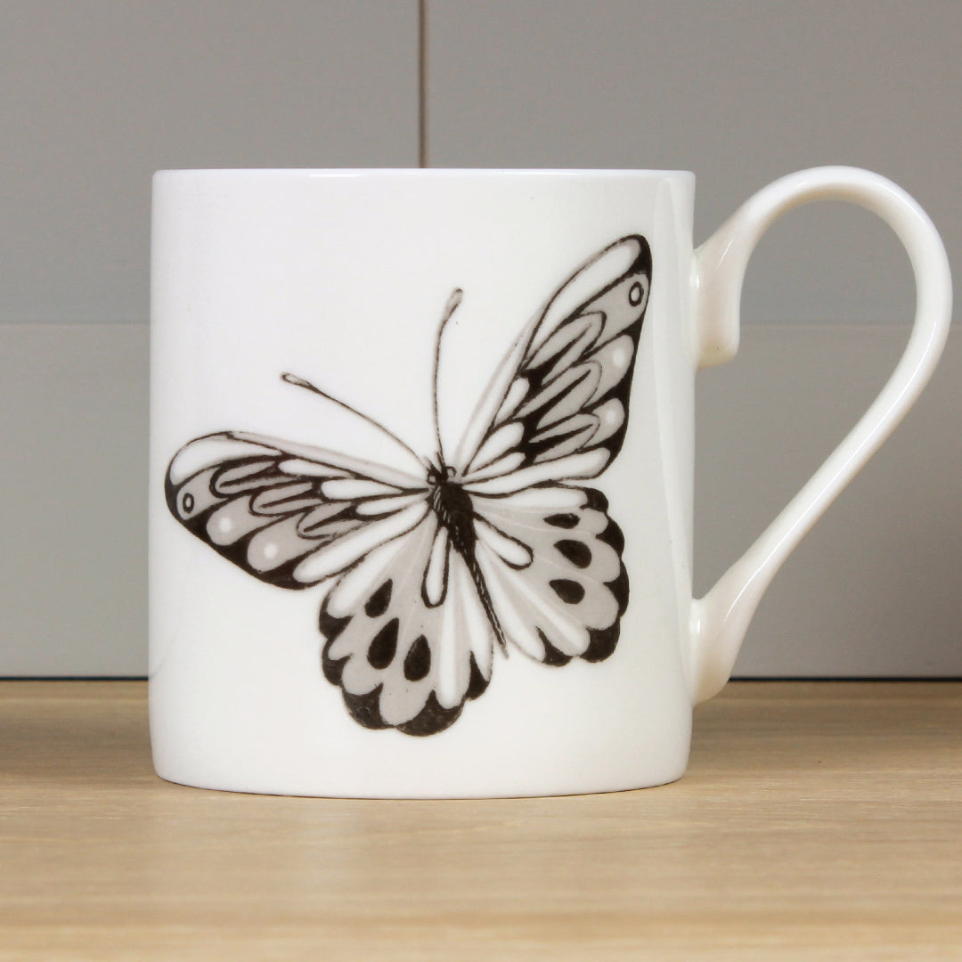 Brown Butterfly Mug