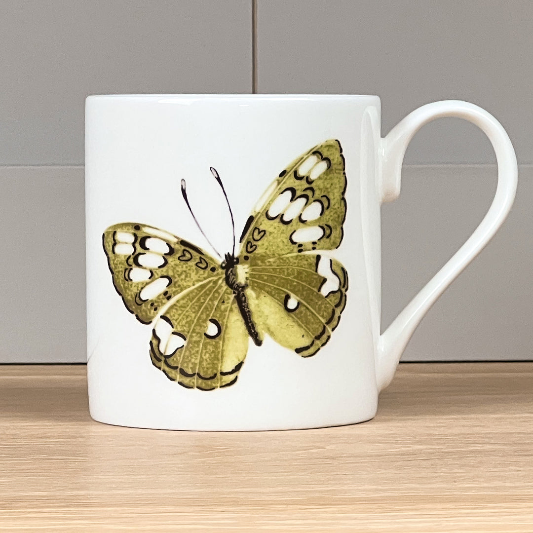 Green Butterfly Mug