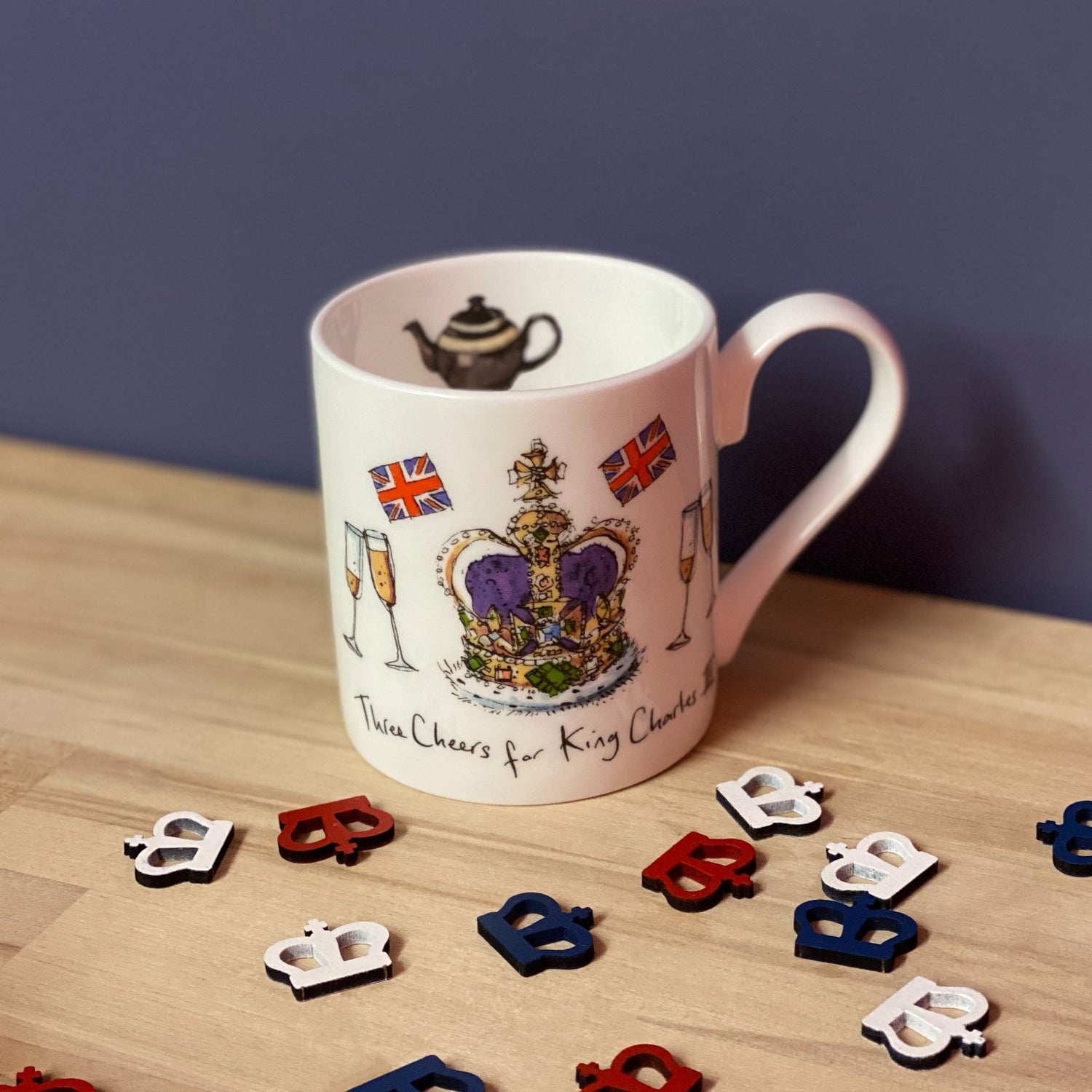 Three Cheers for King Charles III Mug