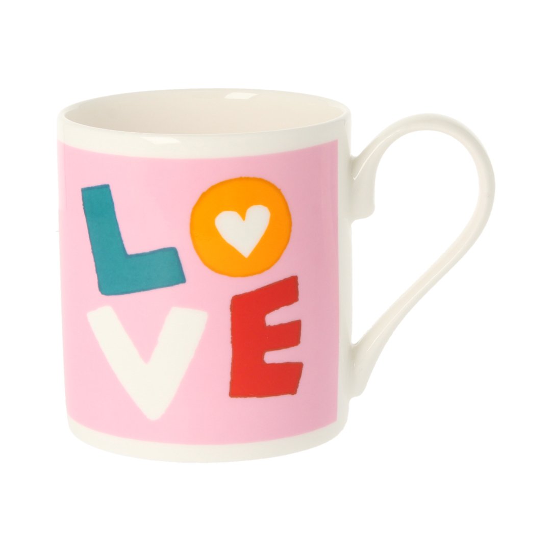 Love Pink Mug-Mugs-Mclaggan
