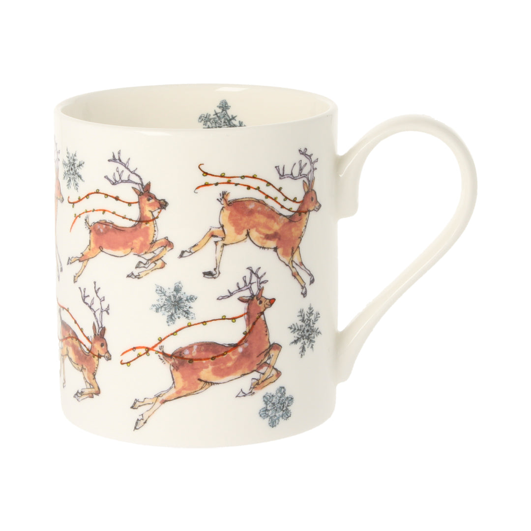 Reindeer Christmas Mug — Francelle