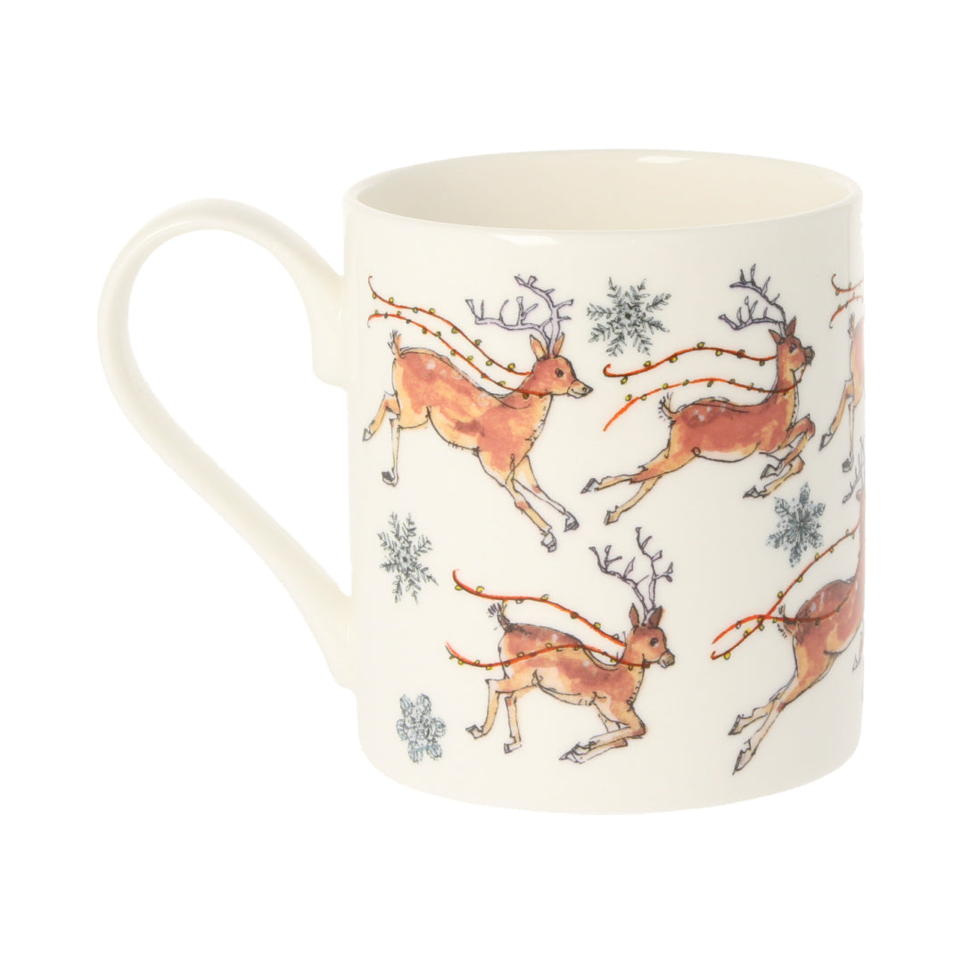 Reindeer Christmas Mug — Francelle