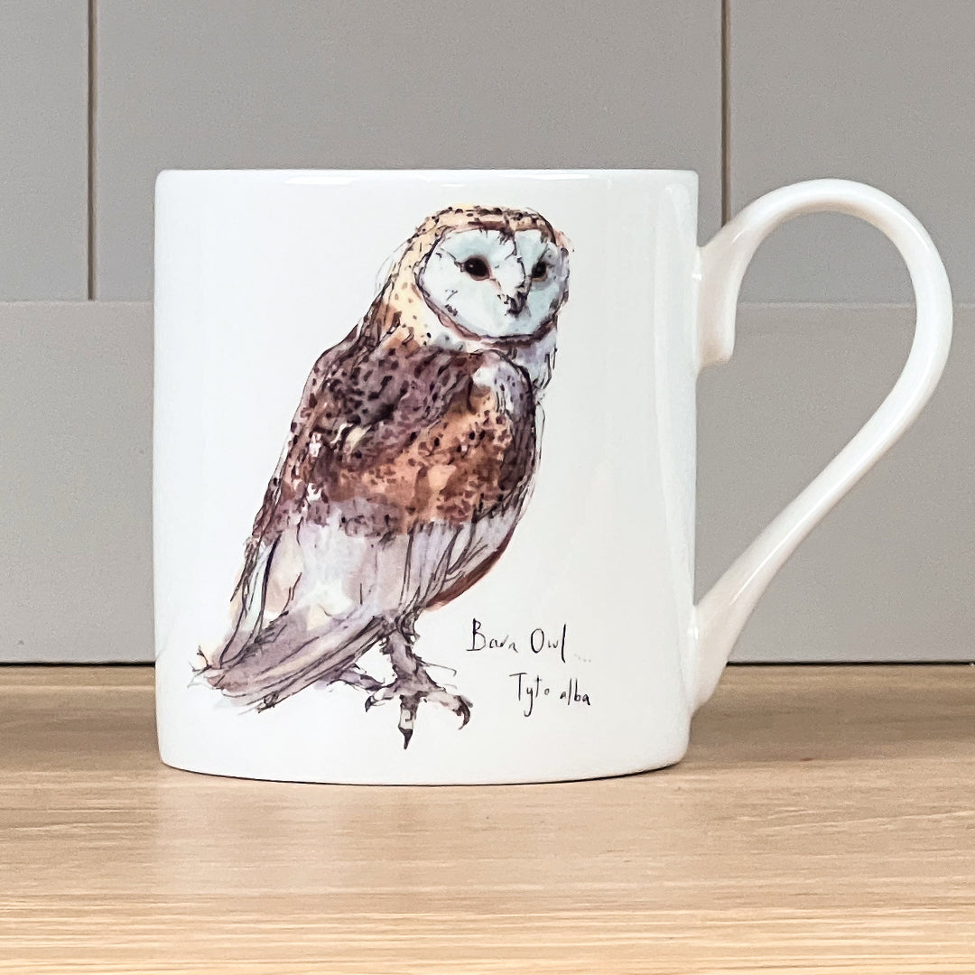 Barn Owl Looking Right Mug