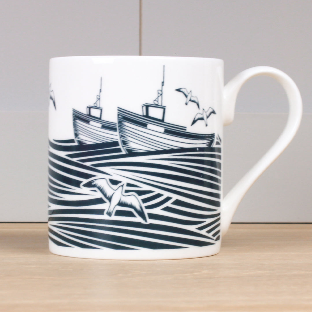 Whitby Washed Denim Mug