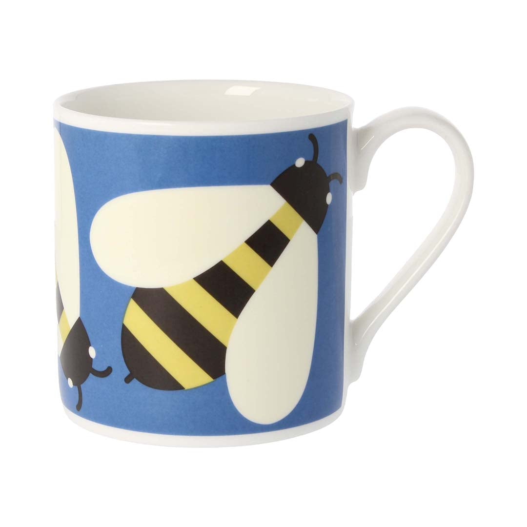Busy Bee Blue Mug