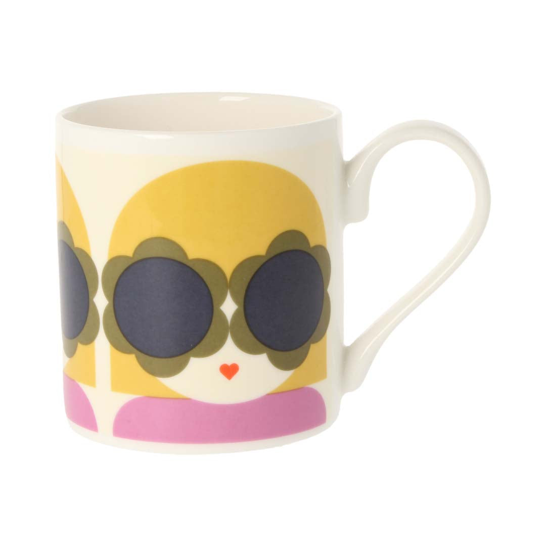 Lola Yellow &amp; Purple Mug